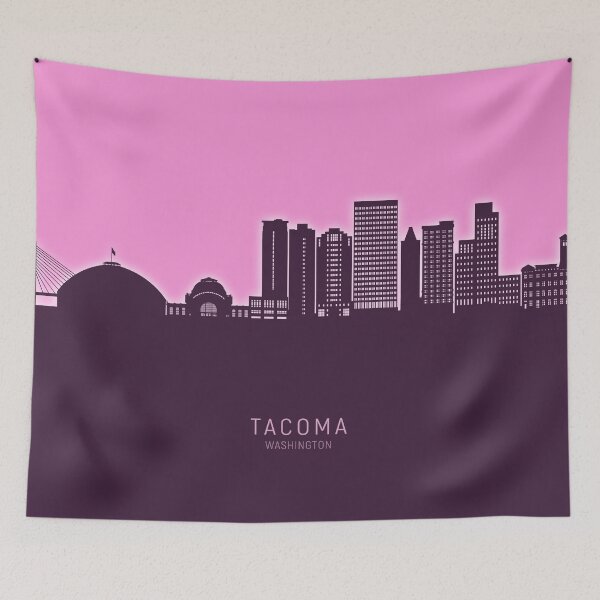 Item preview, Tacoma Washington Skyline designed and sold by ArtPrints.