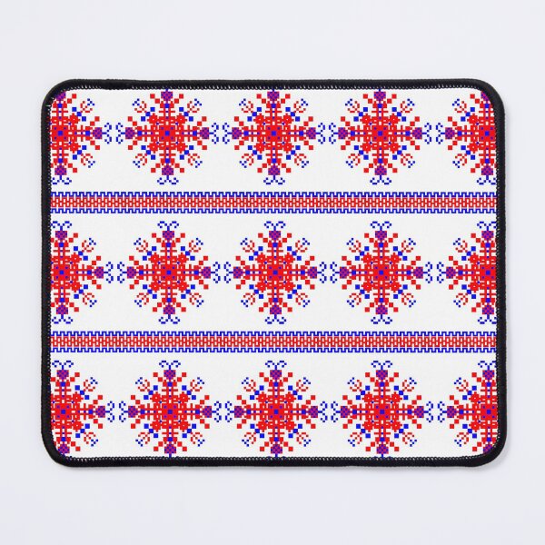 Item preview, Cross-stitch embroidered folk   border designed and sold by Aenota.