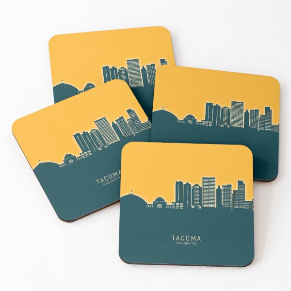 Item preview, Tacoma Washington Skyline designed and sold by ArtPrints.
