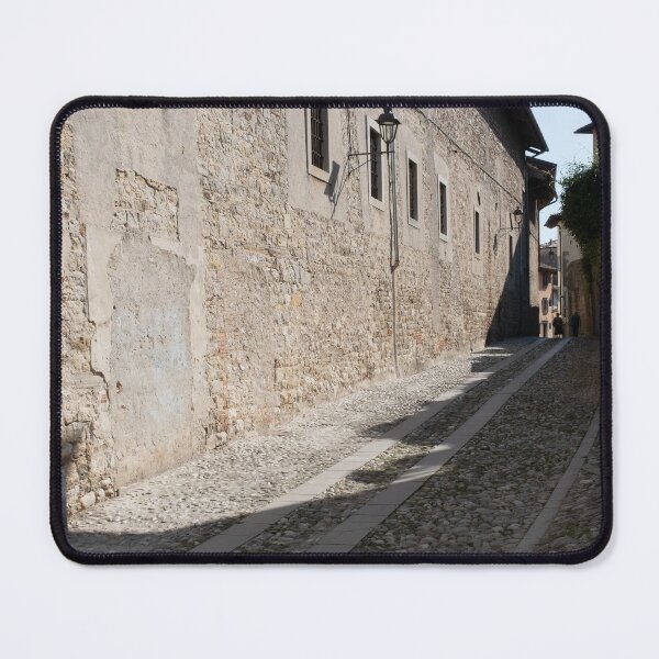 Item preview, North Italy Life in the center of the lombard medieval city. Walking through narrow streets and walls. Sunny summer day. (vertical) designed and sold by Maurizio Fabbroni.