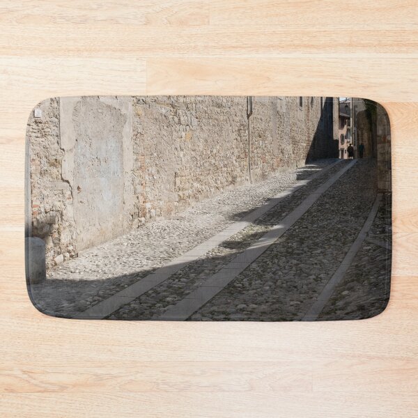Item preview, North Italy Life in the center of the lombard medieval city. Walking through narrow streets and walls. Sunny summer day. (vertical) designed and sold by Maurizio Fabbroni.