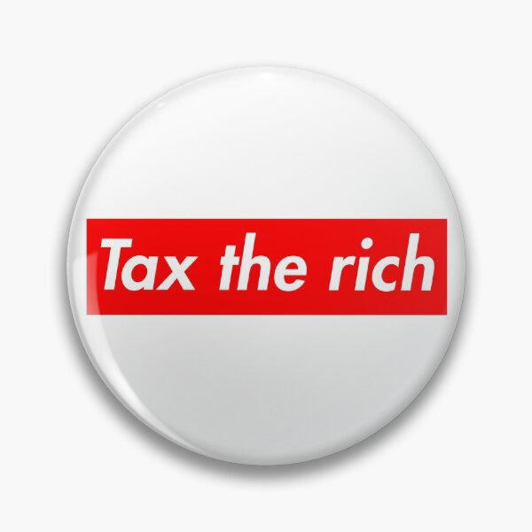 Item preview, Tax The Rich - Streetwear Logo Parody designed and sold by BaseDemocracy.