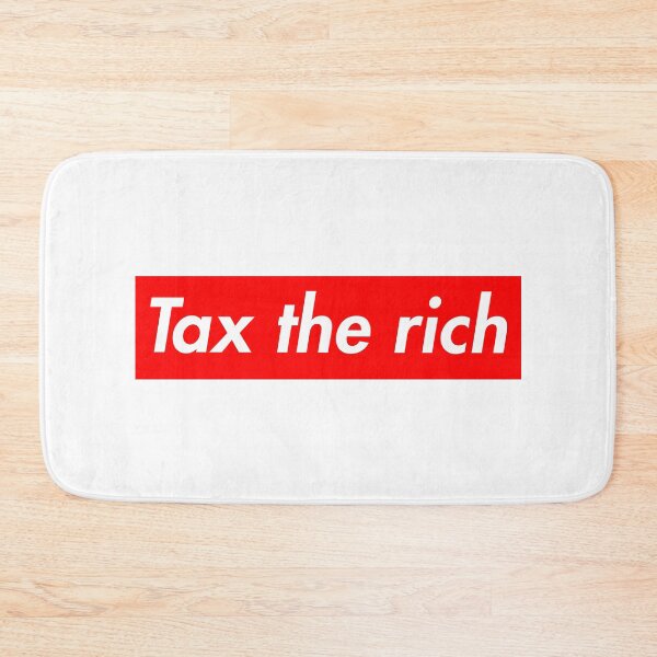Item preview, Tax The Rich - Streetwear Logo Parody designed and sold by BaseDemocracy.