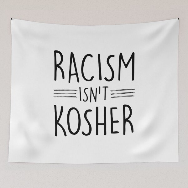 Item preview, Racism Is not Kosher Black  designed and sold by JewNana.