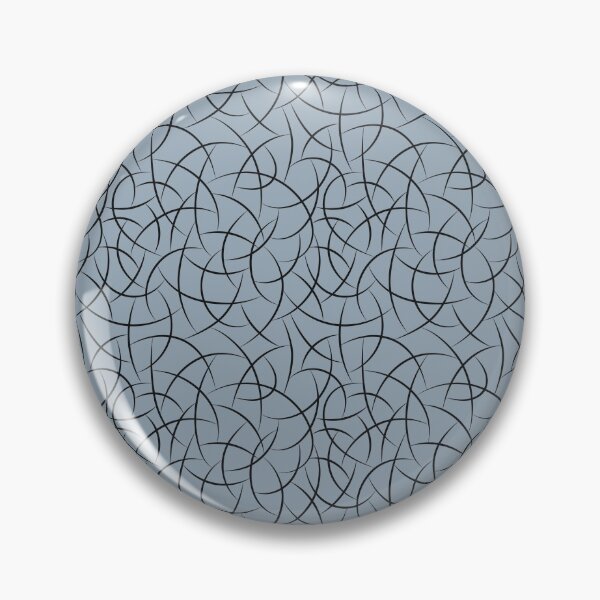 Item preview, Black and Blue Abstract Crescent Shape Pattern Pairs 2022 Popular Color Sherwin Williams Aleutian SW 6241 designed and sold by ColorOfTheYears.