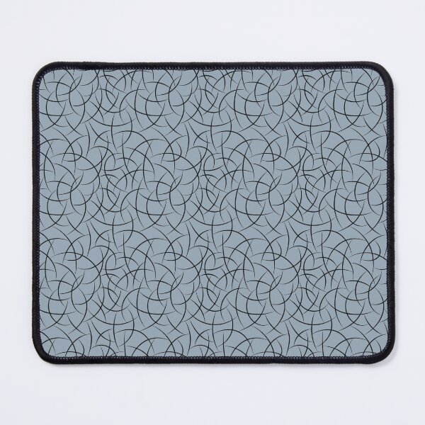 Item preview, Black and Blue Abstract Crescent Shape Pattern Pairs 2022 Popular Color Sherwin Williams Aleutian SW 6241 designed and sold by ColorOfTheYears.