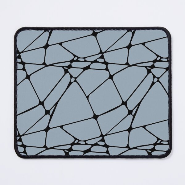 Item preview, Black and Blue Abstract Mosaic Pattern 1 Pairs 2022 Popular Color Sherwin Williams Aleutian SW 6241 designed and sold by ColorOfTheYears.