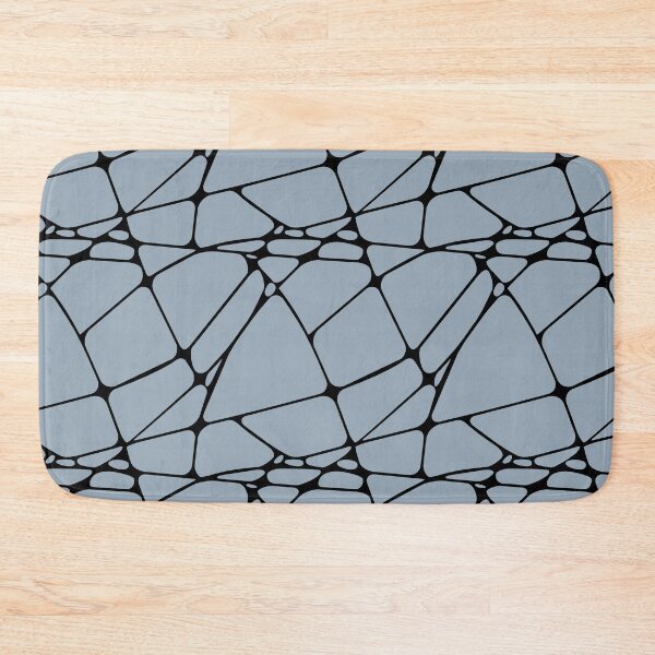 Item preview, Black and Blue Abstract Mosaic Pattern 1 Pairs 2022 Popular Color Sherwin Williams Aleutian SW 6241 designed and sold by ColorOfTheYears.