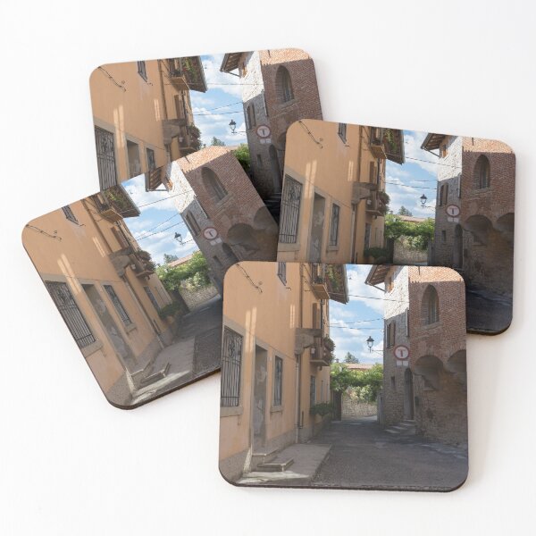 Item preview, North Italy Life in the center of the lombard medieval city. Walking through narrow streets and walls. Sunny summer day. (vertical) designed and sold by Maurizio Fabbroni.