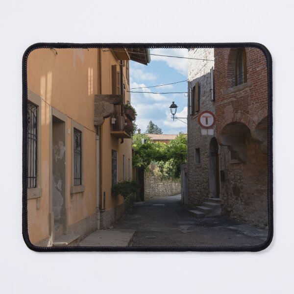 Item preview, North Italy Life in the center of the lombard medieval city. Walking through narrow streets and walls. Sunny summer day. (vertical) designed and sold by Maurizio Fabbroni.