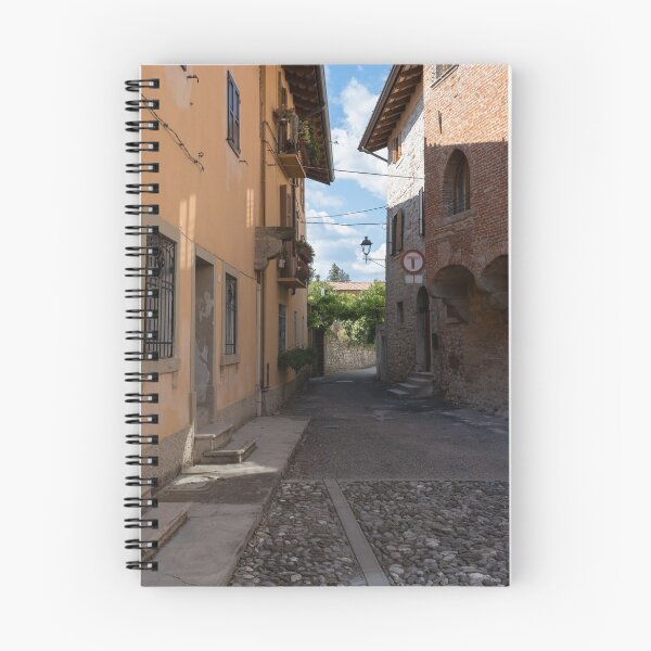 Item preview, North Italy Life in the center of the lombard medieval city. Walking through narrow streets and walls. Sunny summer day. (vertical) designed and sold by Maurizio Fabbroni.