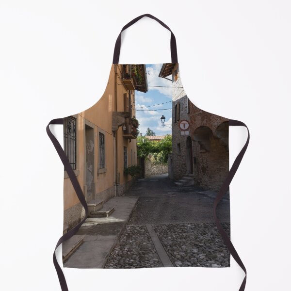 Item preview, North Italy Life in the center of the lombard medieval city. Walking through narrow streets and walls. Sunny summer day. (vertical) designed and sold by Maurizio Fabbroni.