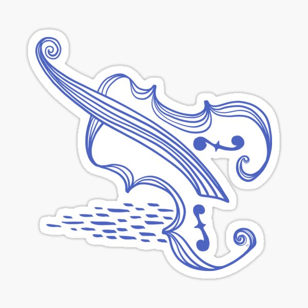 Scandi Cello or Violin or Viola...whatever you want it to be Sticker