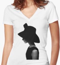 Hepburn Women's Fitted V-Neck T-Shirt