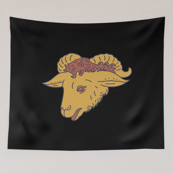 Item preview, Golden Fleece - Winged Ram - Gold Wool designed and sold by DeWinnes.