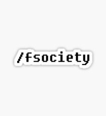 F society - Mr. Robot Sticker