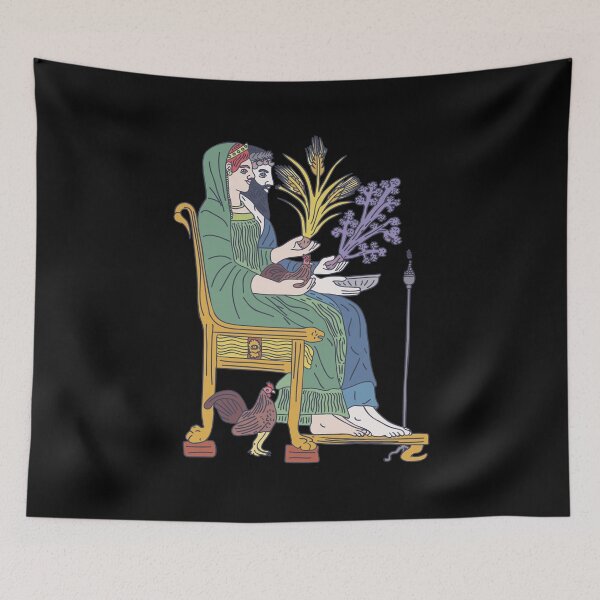 Item preview, Persephone - Queen of the Underworld with Hades designed and sold by DeWinnes.