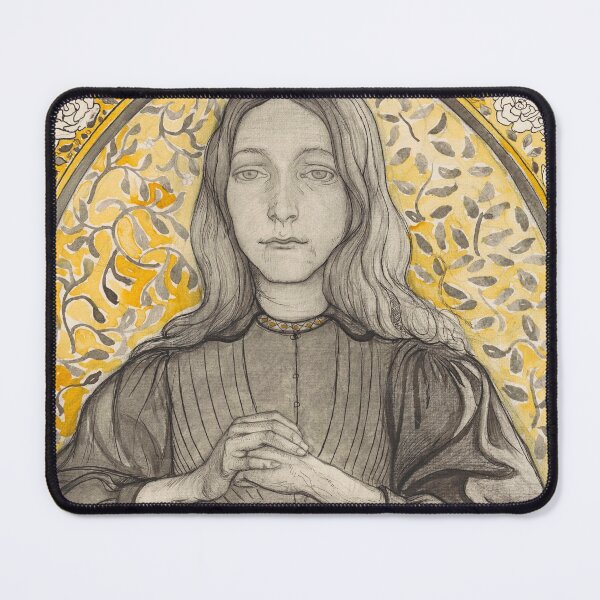 Item preview, Portrait of Harpje, Aged 15 (1895) painting by Richard Roland Holst designed and sold by SunnyAlloy.