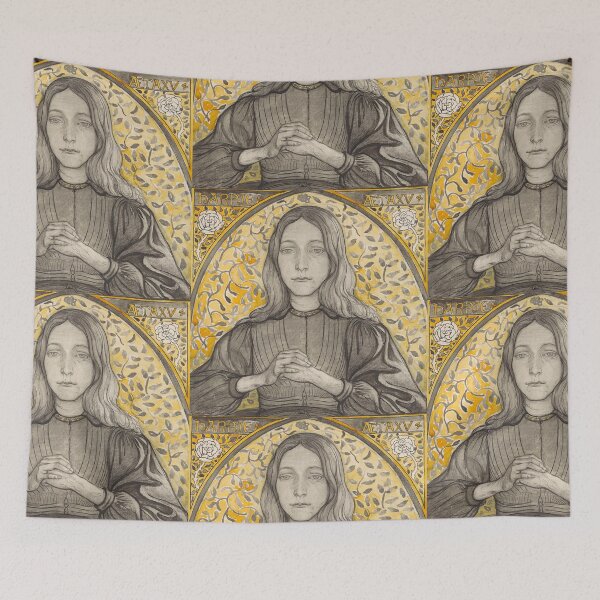 Item preview, Portrait of Harpje, Aged 15 (1895) painting by Richard Roland Holst designed and sold by SunnyAlloy.