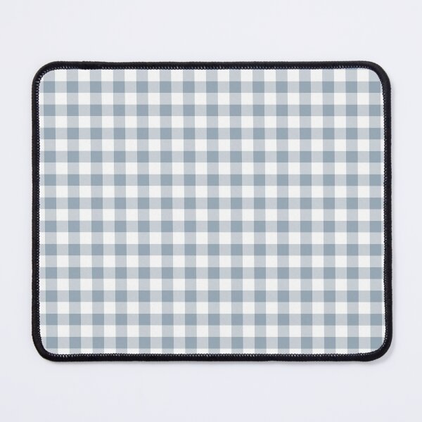 Item preview, Blue and White Buffalo Plaid Pattern Pairs 2022 Popular Color Sherwin Williams Aleutian SW 6241 designed and sold by ColorOfTheYears.