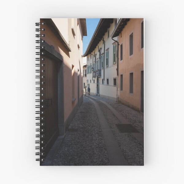 Item preview, North Italy Life in the center of the lombard medieval city. Walking through narrow streets and walls. Sunny summer day. (vertical) designed and sold by Maurizio Fabbroni.