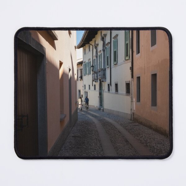 Item preview, North Italy Life in the center of the lombard medieval city. Walking through narrow streets and walls. Sunny summer day. (vertical) designed and sold by Maurizio Fabbroni.
