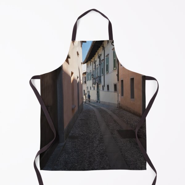 Item preview, North Italy Life in the center of the lombard medieval city. Walking through narrow streets and walls. Sunny summer day. (vertical) designed and sold by Maurizio Fabbroni.
