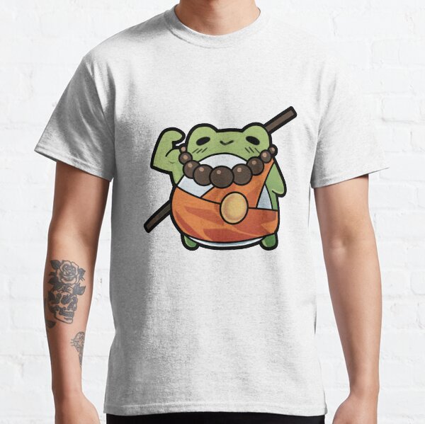 Vista previa del artículo con la obra «Monk / Brawler Frog (versión sin texto)», diseñado y vendido por Monstralgam.