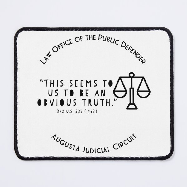 Item preview, Augusta PD Office Gideon v. Wainwright designed and sold by wendeebee.