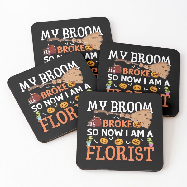 Item preview,  Broom Broke Florist Halloween designed and sold by suzanso.