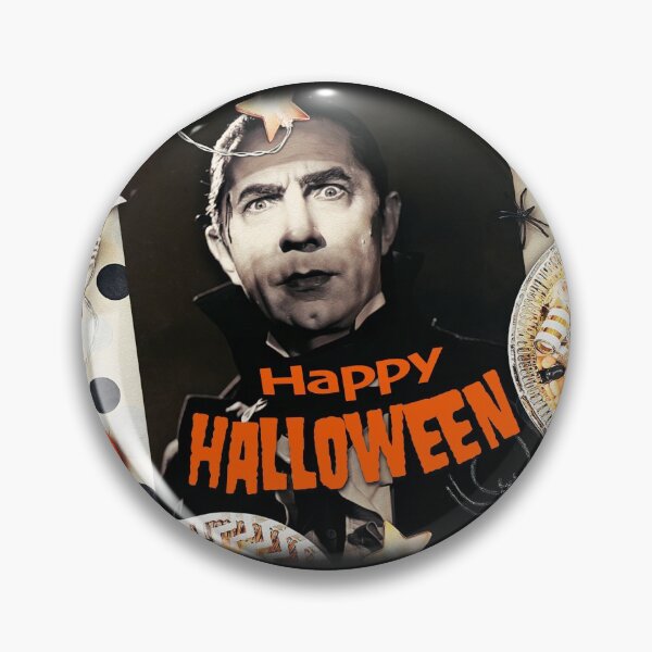 Item preview, Happy Halloween Party with Bela Lugosi Dracula Movie Poster designed and sold by orionlodubyal.