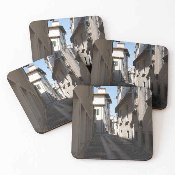 Item preview, North Italy Life in the center of the lombard medieval city. Walking through narrow streets and walls. Sunny summer day. (vertical) designed and sold by Maurizio Fabbroni.
