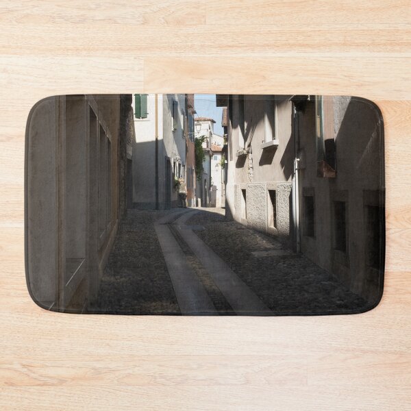 Item preview, North Italy Life in the center of the lombard medieval city. Walking through narrow streets and walls. Sunny summer day. (vertical) designed and sold by Maurizio Fabbroni.