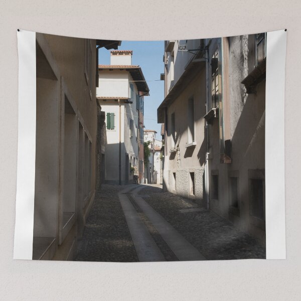 Item preview, North Italy Life in the center of the lombard medieval city. Walking through narrow streets and walls. Sunny summer day. (vertical) designed and sold by Maurizio Fabbroni.