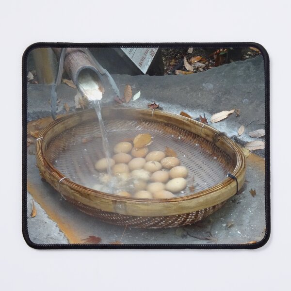 Item preview, Onsen eggs cooking in hot spring water designed and sold by cuisinecat2.