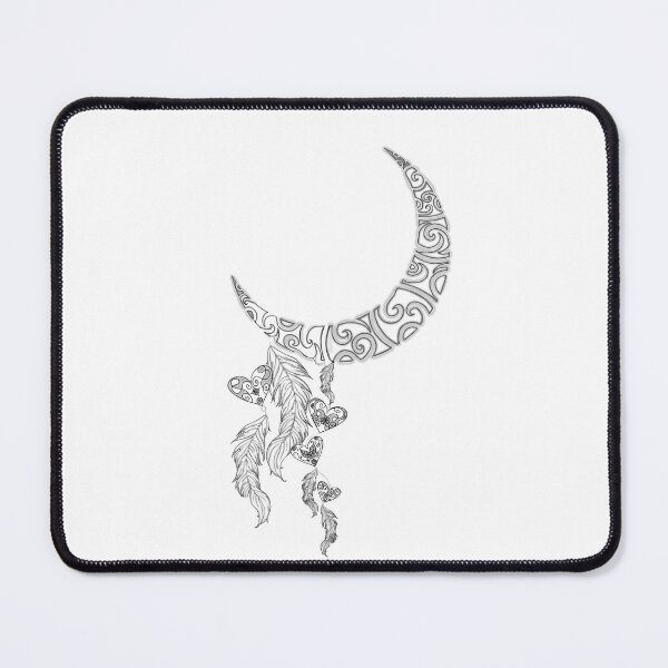 Item preview, Moon and feathers. designed and sold by KaonaDesigns.