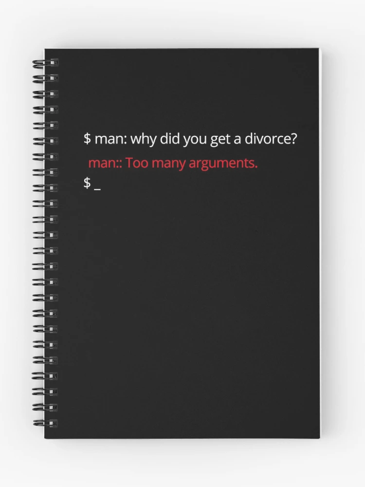 Thumbnail 1 of 3, Journal, Computer Geek Divorce In Unix designed and sold by ComputerGeeksTs.