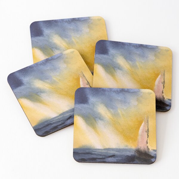 Item preview, Sunset Sailboat after storm  designed and sold by DaryaGeft.