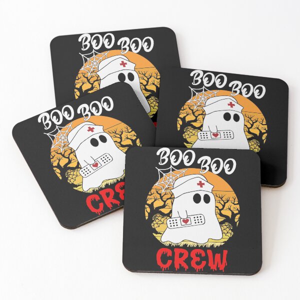 Item preview, Boo Boo Crew Funny Nurse Halloween Ghost designed and sold by Fabvity.