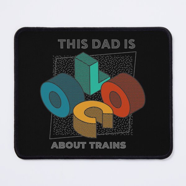 Item preview, Cool abstract This Dad is Loco about Trains Design. Birthday or Fathers Day Model Railroading Design. Something Special and unique for Dads. designed and sold by UrTops.