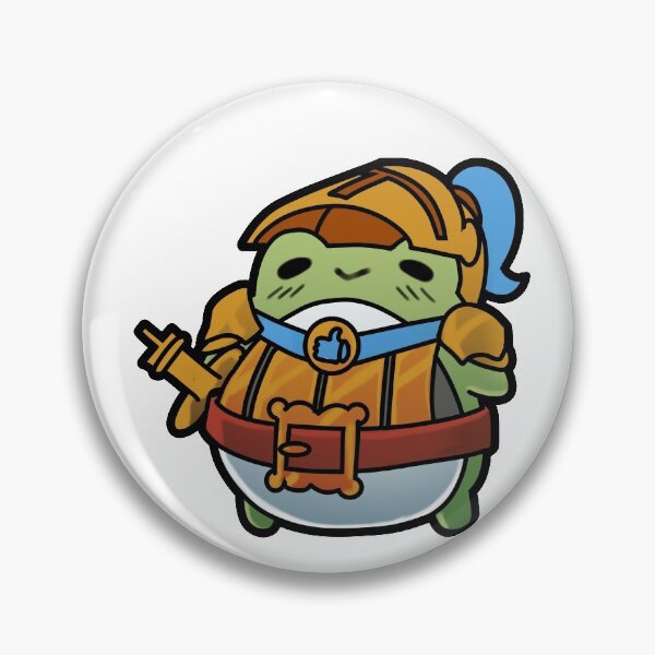 Item preview, Paladin/Knight Frog (Textless Version) designed and sold by Monstralgam.