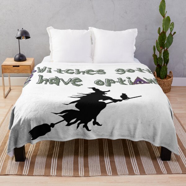 Item preview, Witches Gotta Have Options halloween funny quote designed and sold by Simi2020.