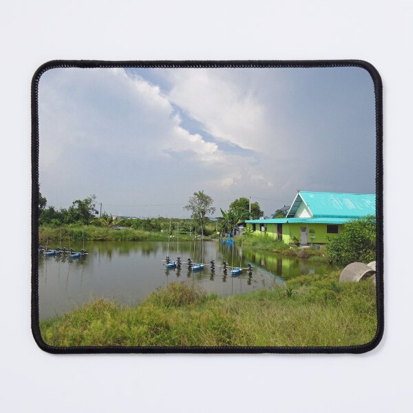 Item preview, Shrimp farm lake in Rural Thailand designed and sold by cuisinecat2.