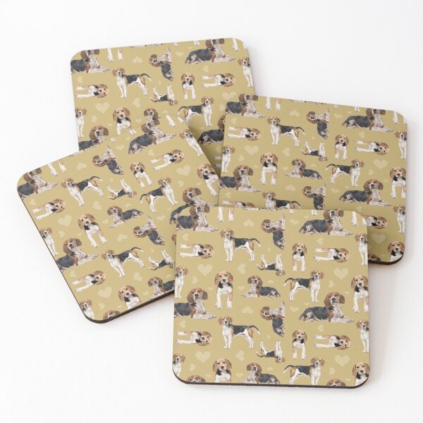 Item preview, The Beagle (Yellow) designed and sold by Elspeth Rose Design.