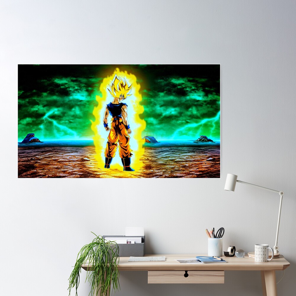 Goku - Super Sayajin Namek Poster by AbdeeFactory