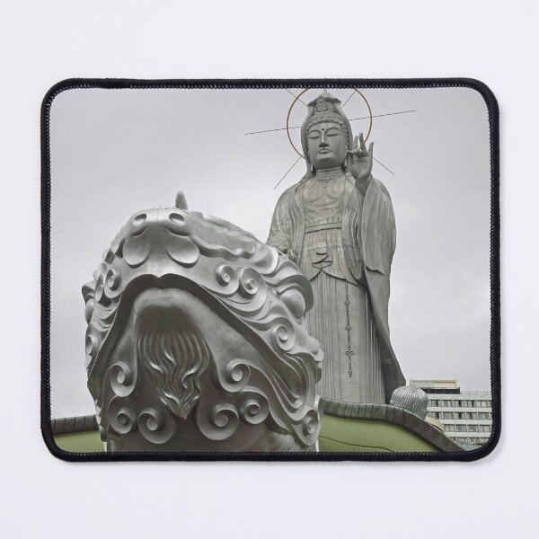Item preview, Kannon on a Turtle in Nagasaki designed and sold by cuisinecat2.