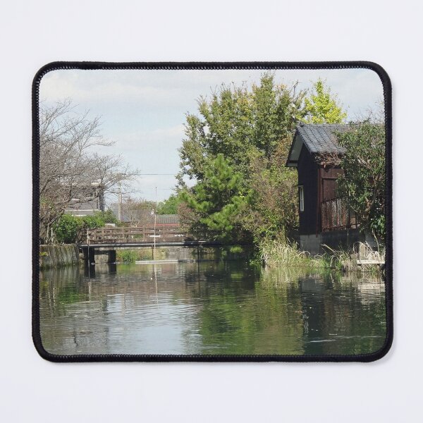 Item preview, Old canal bridge in Yanagawa Japan designed and sold by cuisinecat2.
