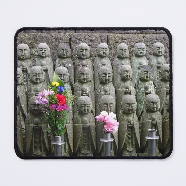 Item preview, Big flowers small flowers no flowers at a shrine in Kamakura Japan designed and sold by cuisinecat2.