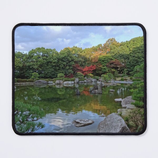 Item preview, Tranquil Lake in Japanese Garden designed and sold by cuisinecat2.