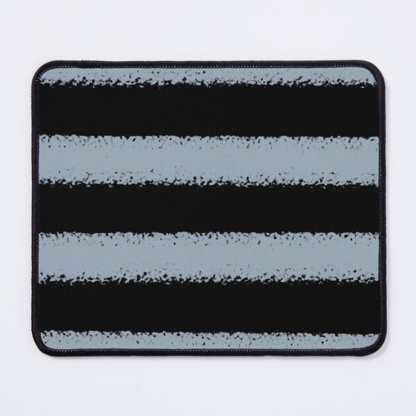 Item preview, Black and Blue Horizontal Stripe Pattern Pairs 2022 Popular Color Sherwin Williams Aleutian SW 6241 designed and sold by ColorOfTheYears.